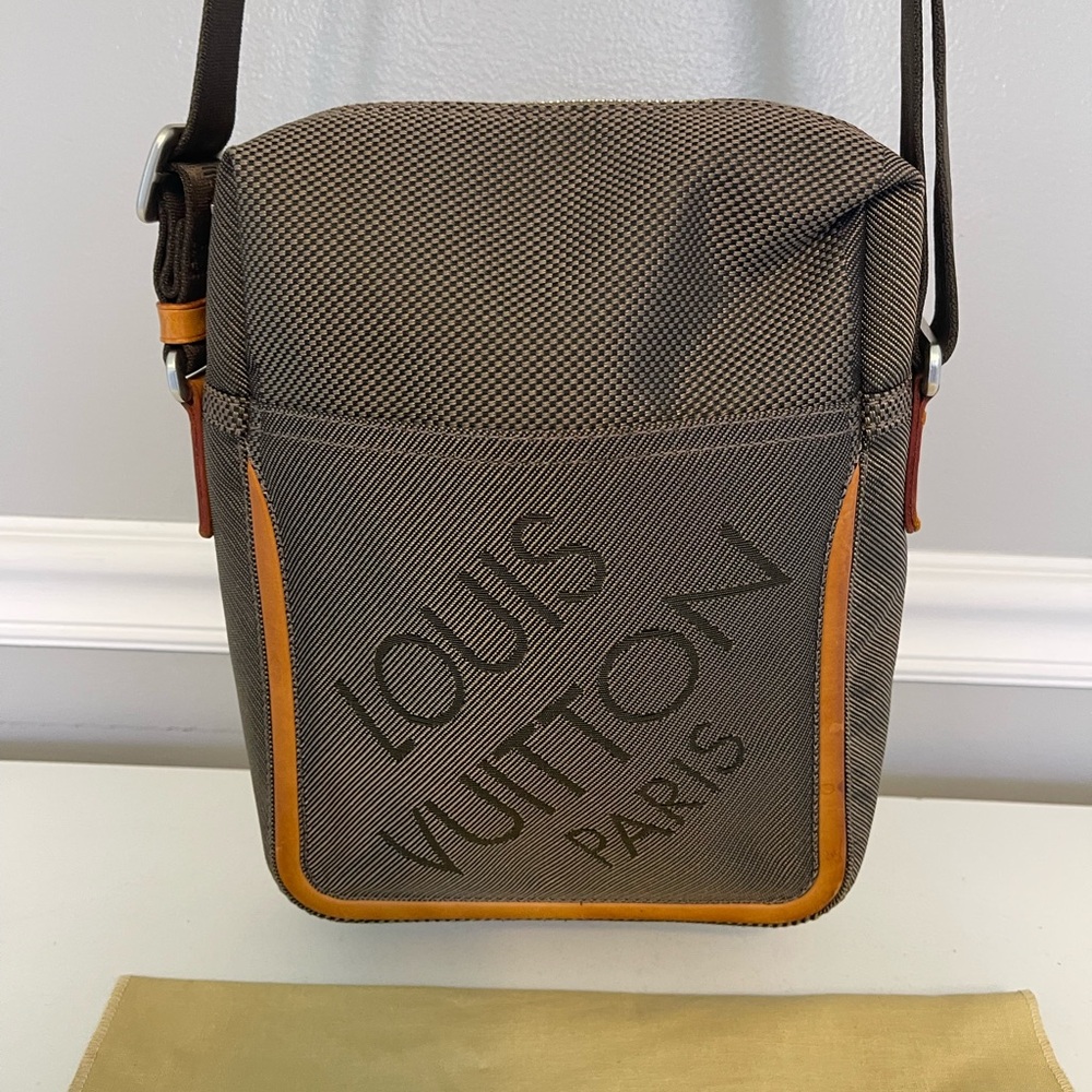 Louis Vuitton Bag Citadin Brown Shoulder Pochette Ladies Men's Damier